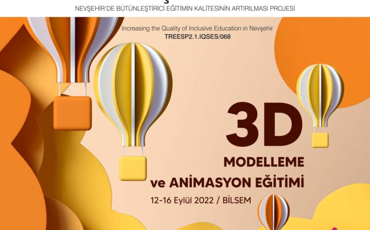 3D Modelleme ve Animasyon Eğitimi